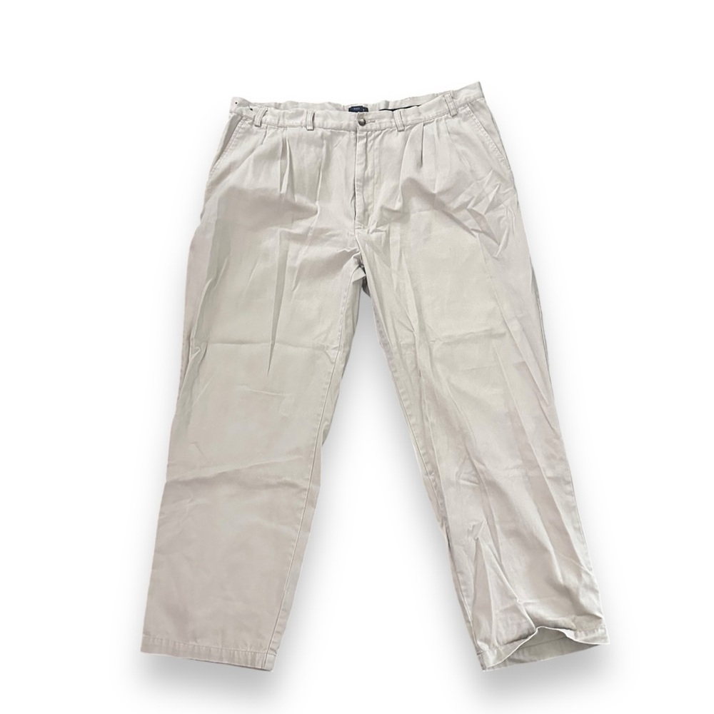 IZOD pleated front khaki pants